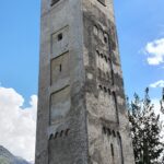 Engadine, St. Moritz, Leaning Tower from above